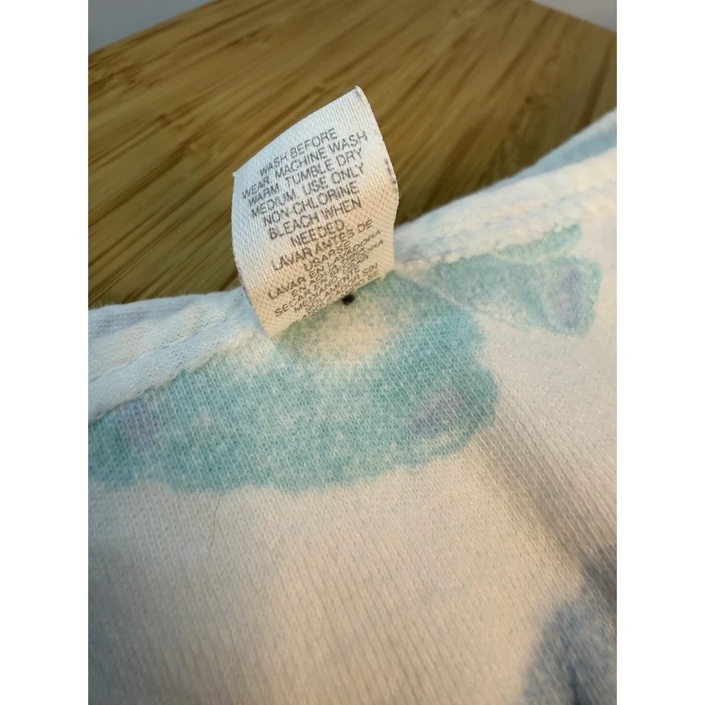 Carters White Blue Green Pink Teddy Bear Baby Blanket Cotton Pastel Vintage 90's